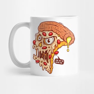 Pizza Monster Horror Mug